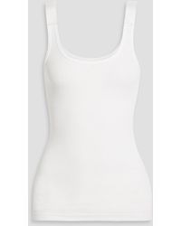 Helmut Lang - Ribbed Stretch-modal Jersey Tank - Lyst