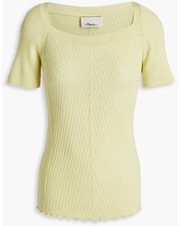 3.1 Phillip Lim - Ribbed Wool-blend Top - Lyst