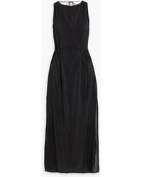 Solid & Striped - The Lou Crinkled Crepe De Chine Midi Dress - Lyst