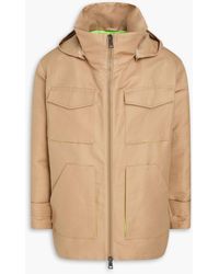 Herno - Cotton And Linen-Blend Field Twill Jacket - Lyst