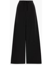 Nili Lotan - Hose "adriel" aus seiden-crêpe mit weitem bein - Lyst