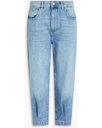 DL1961 - Hepburn Cropped High-rise Tapered Jeans - Lyst