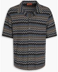 Missoni - Crochet-Knit Cotton Shirt - Lyst
