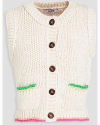 RE/DONE - 90s Cropped Cotton Cardigan - Lyst