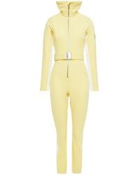 CORDOVA Belted Striped Stretch Ski Suit - Yellow