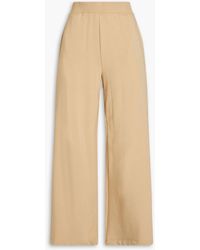 L'Agence - Campbell French Terry Track Pants - Lyst