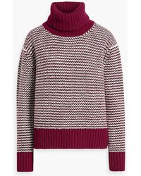 &Daughter - Striped Wool Turtleneck Sweater - Lyst