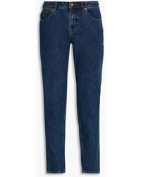 Zimmermann - Mid-rise Tapered Jeans - Lyst