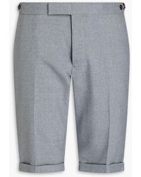 Thom Browne - Wool-Blend Shorts - Lyst