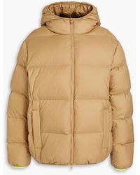 MSGM - Quilted Shell Hooded Down Jacket - Lyst