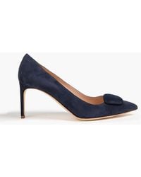 Rupert Sanderson - Nada Embellished Suede Pumps - Lyst