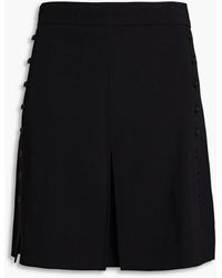 See By Chloé - Pleated Crepe Mini Skirt - Lyst