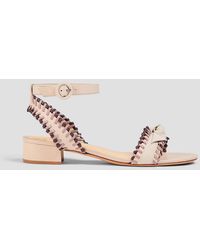 Alexandre Birman - Clarita 30 Suede And Leather Sandals - Lyst