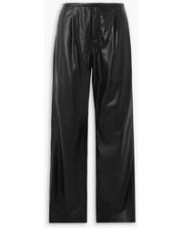 Proenza Schouler - Faux Leather Straight-leg Pants - Lyst