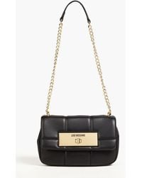 Love Moschino - Quilted Faux Leather Shoulder Bag - Lyst