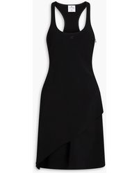 Courreges - Infinity Asymmetric Crepe Mini Dress - Lyst