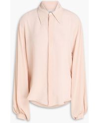 Victoria Beckham - Silk Crepe De Chine Shirt - Lyst