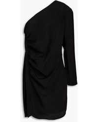 Envelope - Vice One-sleeve Silk Crepe De Chine Mini Dress - Lyst