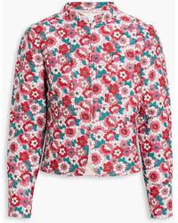 Antik Batik - Blossom Quilted Floral-print Cotton Jacket - Lyst
