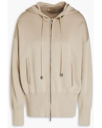 Gentry Portofino - Cotton And Silk-blend Hooded Jacket - Lyst
