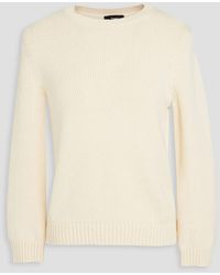 Theory - Cotton And Cashmere-blend Sweater - Lyst