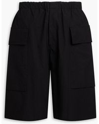 Jil Sander - Cotton-Poplin Cargo Shorts - Lyst