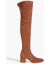 Stuart Weitzman - Flareland Suede Over-the-knee Boots - Lyst