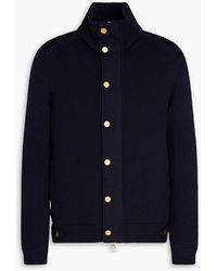 Dunhill - Ribbed Wool-blend Jacket - Lyst