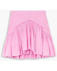 Isabel Marant - Kadavu Cotton And Silk-blend Crepon Mini Skirt - Lyst
