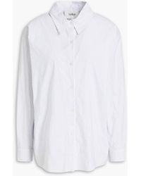 Ba&sh - Dan Striped Cotton-blend Poplin Shirt - Lyst