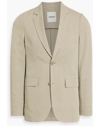 Sandro - Lyocell, Linen And Cotton-Blend Blazer - Lyst