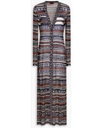 Missoni - Space-dyed Ribbed-knit Cardigan - Lyst