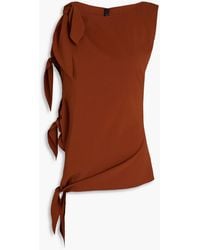 Petar Petrov - Silk Crepe De Chine Top - Lyst