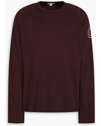 James Perse - Printed French Pima Cotton-terry Sweatshirt - Lyst