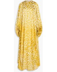 ROKSANDA - Lilee Printed Silk-Satin Maxi Dress - Lyst