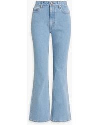 Ganni - Betzy High-rise Flared Jeans - Lyst