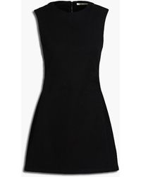 Maje Resa Cutout Denim Mini Dress - Black
