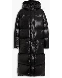 Stand Studio - Ally Quilted Shell Hooded Down Coat - Lyst