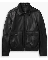 MR P. - Leather Blouson Jacket - Lyst