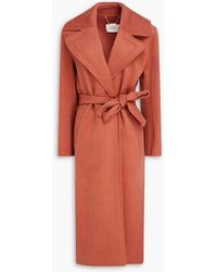 Zimmermann - Wool-blend Felt Coat - Lyst