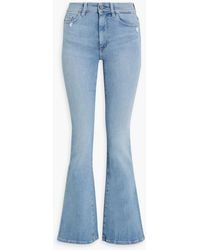 DL1961 - Bridget Distressed High-rise Bootcut Jeans - Lyst