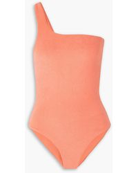 JADE Swim - Evolve One-shoulder Terry Swimsuit - Lyst