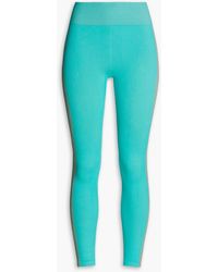 The Upside - Ribbed Stretch-jersey leggings - Lyst