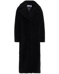 long faux shearling jacket