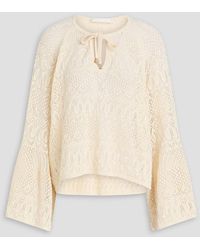 Zimmermann - Pointelle-knit Top - Lyst