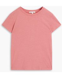 Alex Mill - Prospect Linen And Cotton-blend T-shirt - Lyst