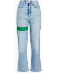 Triarchy - Ms. Printed High-rise Straight-leg Jeans - Lyst