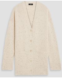 Theory - Donegal Wool And Cashmere-blend Cardigan - Lyst