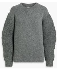 Jil Sander - Brushed Wool And Cashmere-blend Sweater - Lyst