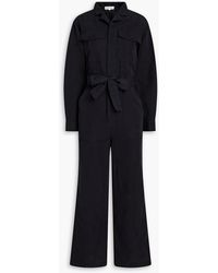 Alex Mill - Mel Washed Cotton And Linen-blend Twill Jumpsuit - Lyst